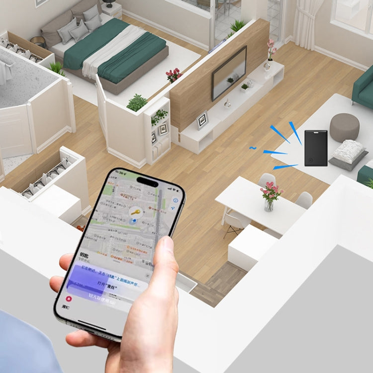 For Apple Series S11 Card-Type Positioning Smart Anti-Lost Device Locator
