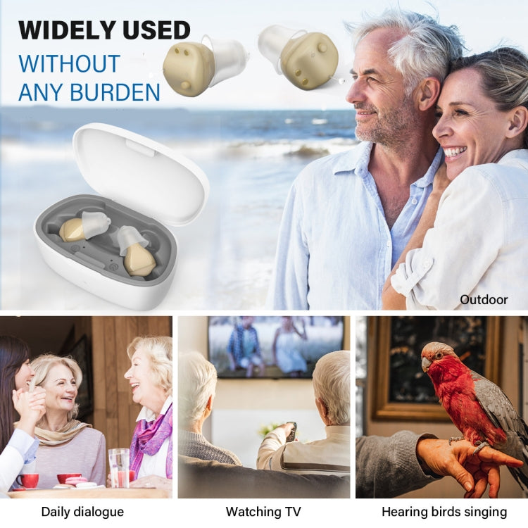 Z-68 In-ear TWS Invisible Hearing Aid Digital Sound Amplifier with Charging Box