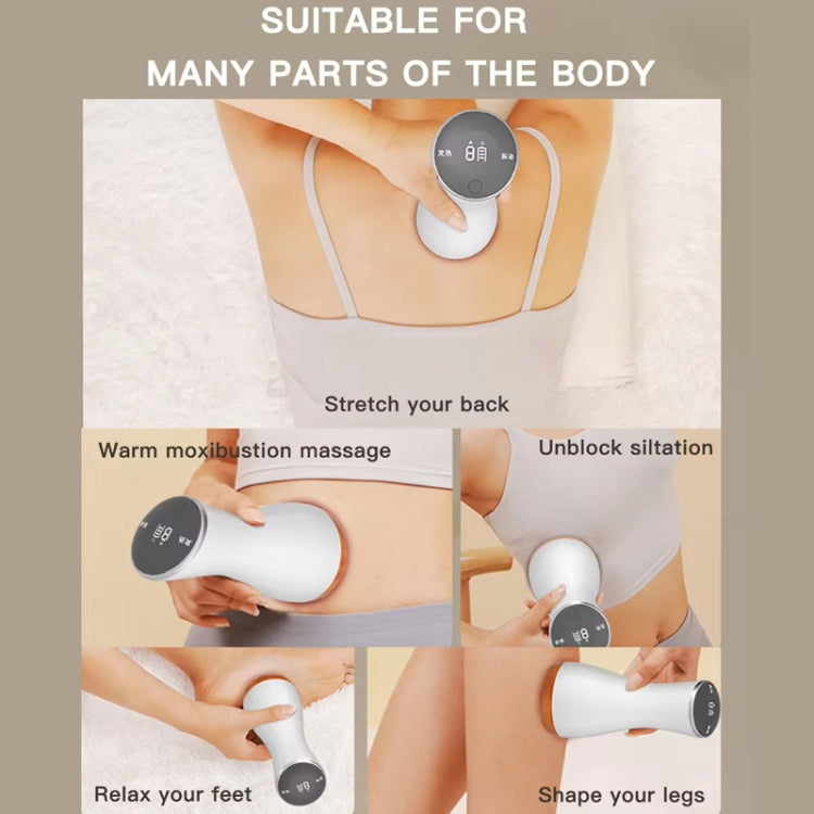 Acupuncture Stone Electric Hot Compress Vibrating Massager Whole Body Universal 9-speed Adjustable Gua Sha Apparatus