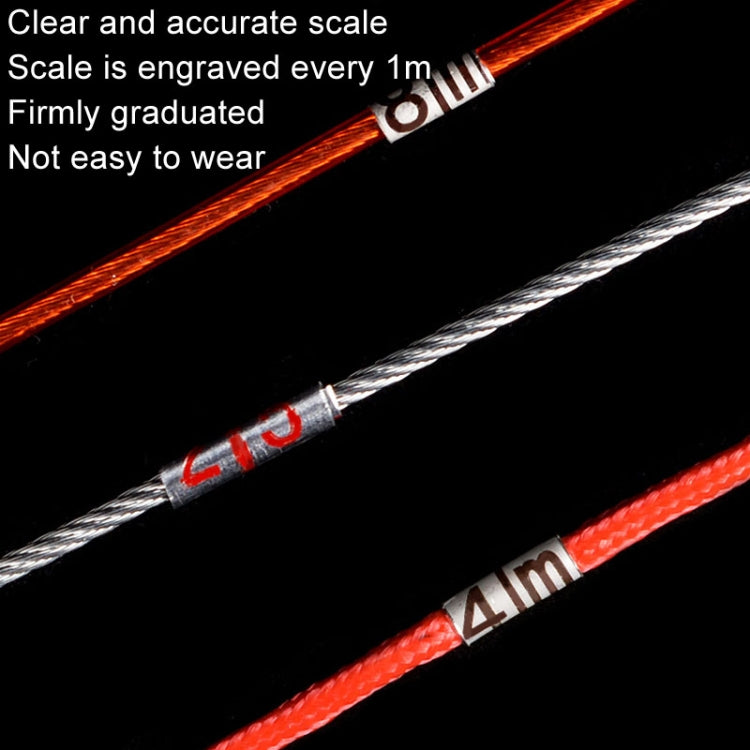 Measuring Rope With Scale Marking Pull Ring Deep Well Rope