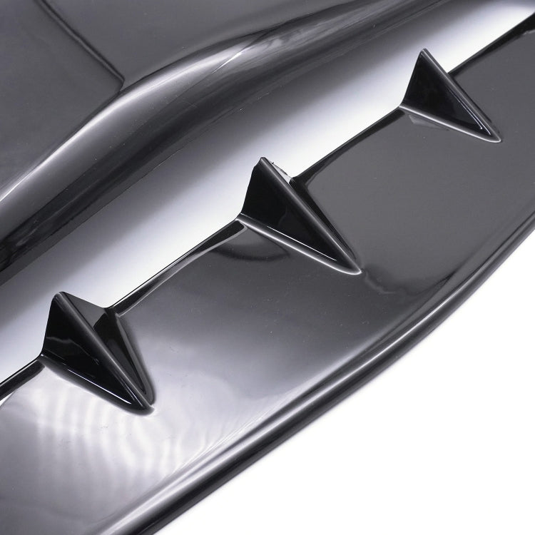 Universal Carbon Car Hood Scoop Air Flow Intake Decorative Turbo Bonnet Vent Cover With Tape