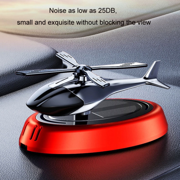 Car-Mounted Solar Rotating Airplane Aromatherapy Ornaments