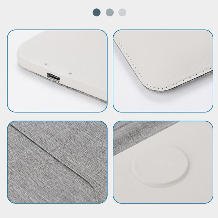 5 In 1 Laptop Sleeve With Wireless Charging Mouse Pad Desk Mat For 12-14 Inch Laptops