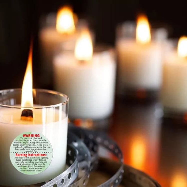 1.5 Inch Round Warning Label Packaging Sticker