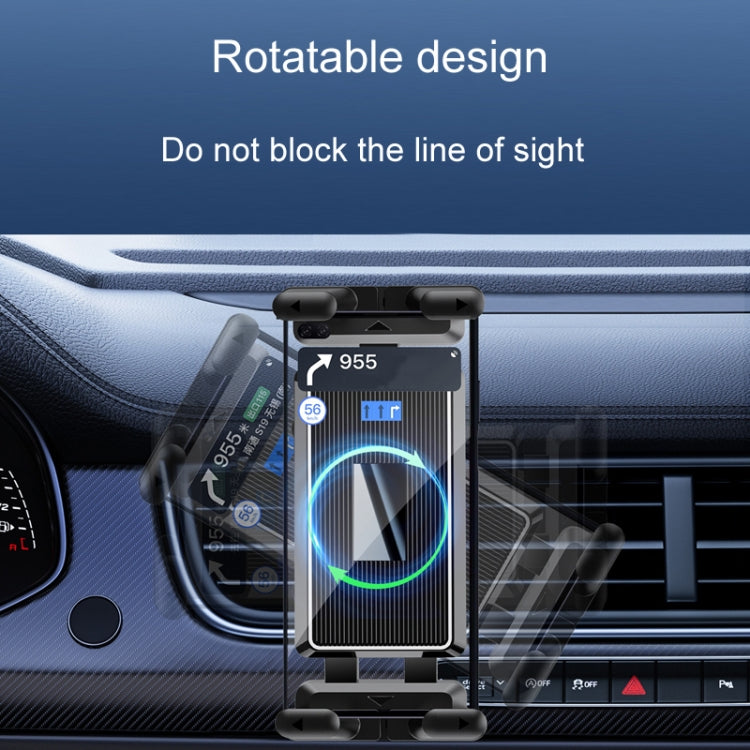 Car Air Conditioner Vent Folding Screen Cell Phone Tablet Universal Bracket