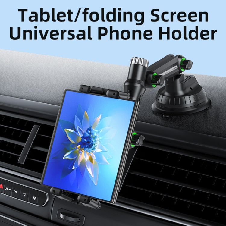 Car Suction Cup Extended Tube Stacking Screen Phone Tablet Universal Holder