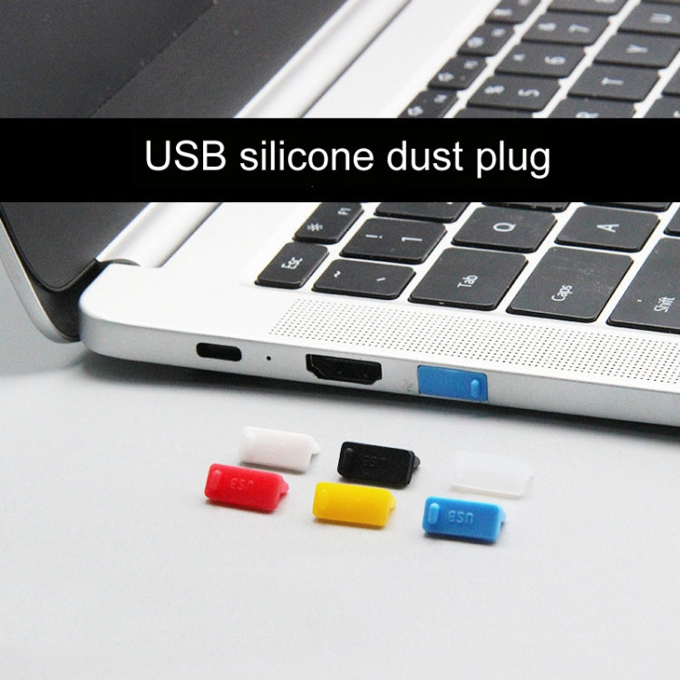 10pcs /Set USB 2.0 Female Port Dust Plug Charging Port Silicone Cover