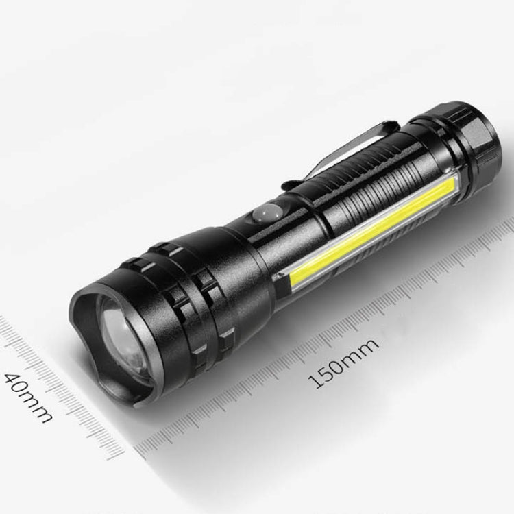 E-SMARTER P27 Pen Clip Strong Light Flashlight Laser Wick High Bright Side Light Outdoor Emergency Adventure Flashlight