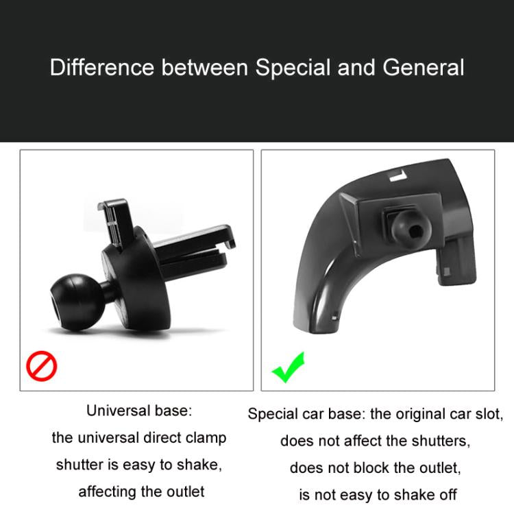For Renault Left Driving Car-Mounted Special Mobile Phone Navigation Bracket Base