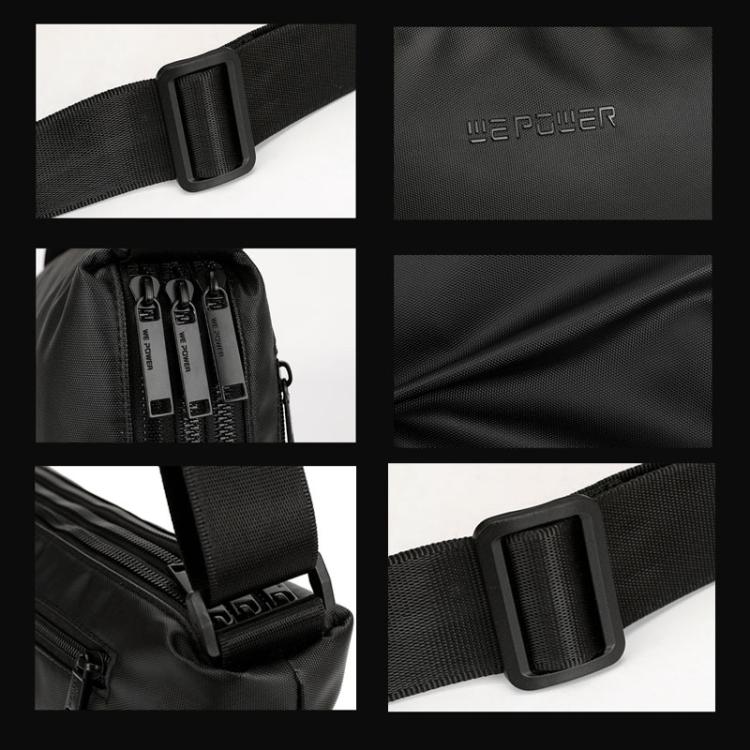 WEPOWER Simple Shoulder Bag For Men Light Casual Commuter Messenger Pack