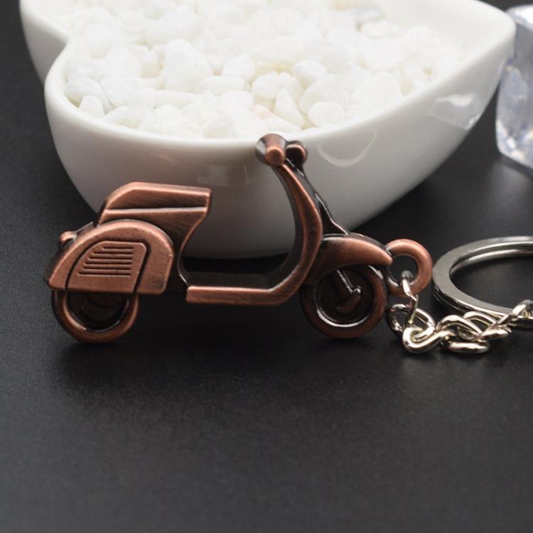 Electric Motorcycle Metal Keychain Pendant