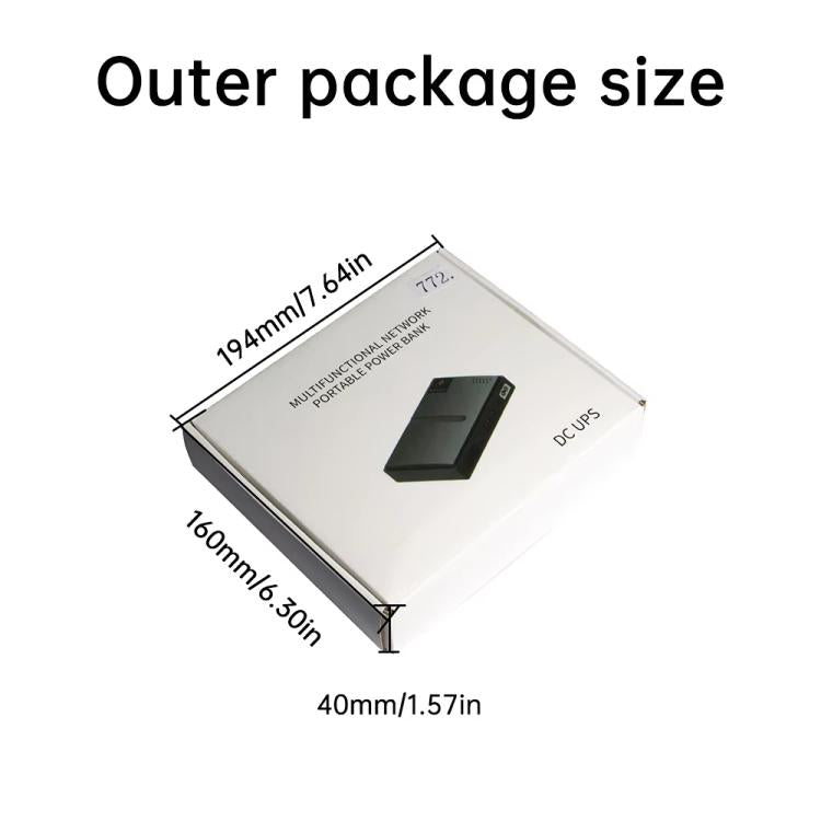 Uninterruptible Power Supply with DC Output 5V/9V/12V for Router, Modem, Security Camera, Mobile Phone