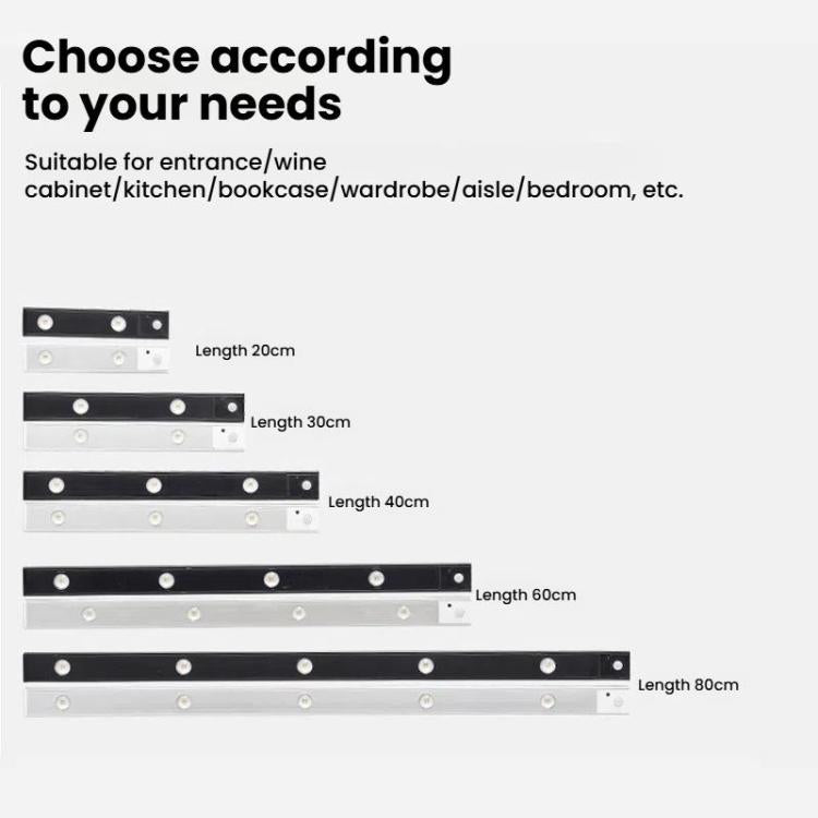 Rechargeable Motion Sensor Light Bar Cabinet Wardrobe Lamp With Remote Control