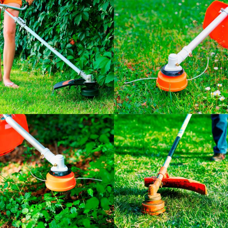 Automatic Rope Changing Mower Heads No Removal Garden Accessories