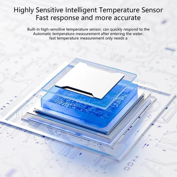 LED Screen IPX9 Waterproof Baby Bath Smart Electronic Thermometer, Rocket, Astronaut, Space UFO