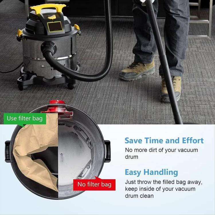 For Stanley 5-6 Gallon Vacuum Cleaner Dust Bag Accessories