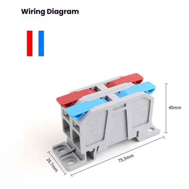 75A Quick-Press Terminal Block Wire Connector