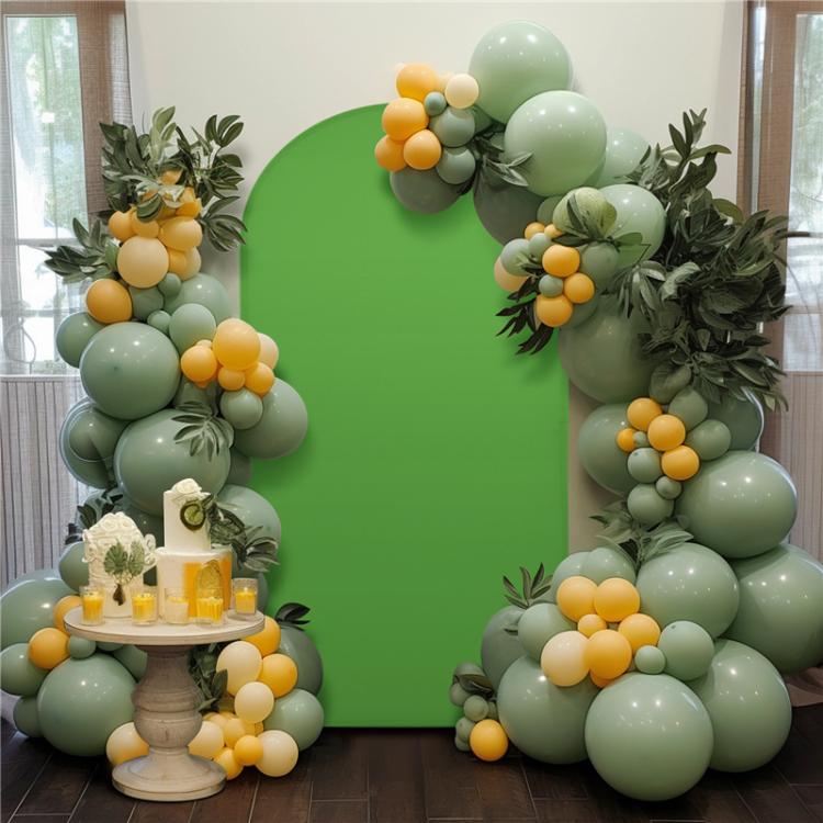 Arch Fabric Cover U Shape Spandex Stretch Cloth Cover Wedding Birthday Party Background Decoration