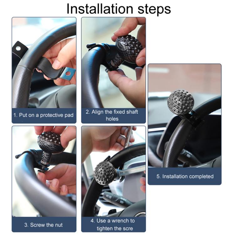 Car Steering Wheel Booster Non-Slip One-Handed Turning Assistant Ball
