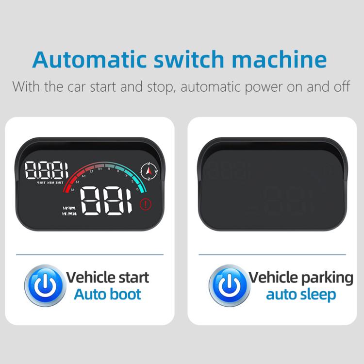 M22 Car Electronic Dog HUD Head-up Display Car OBD Universal Speedometer