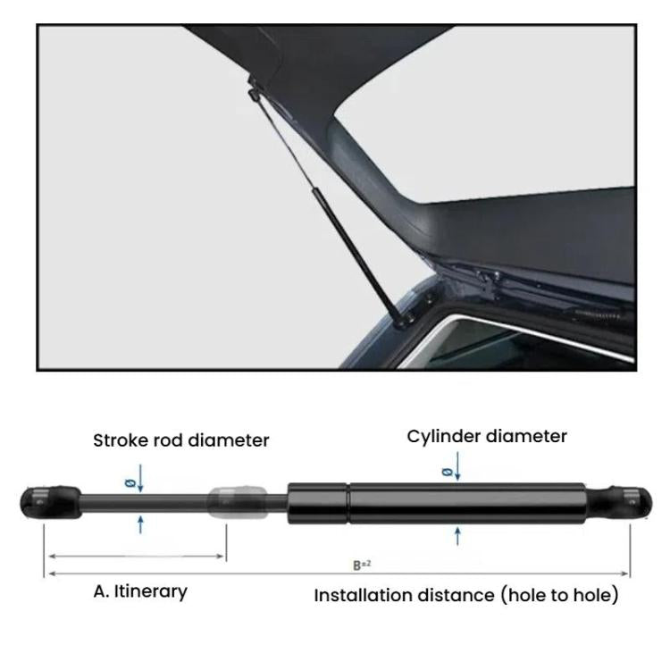 2pcs For BMW Z4/E85/E86 Trunk Gas Spring Strut 51247016186