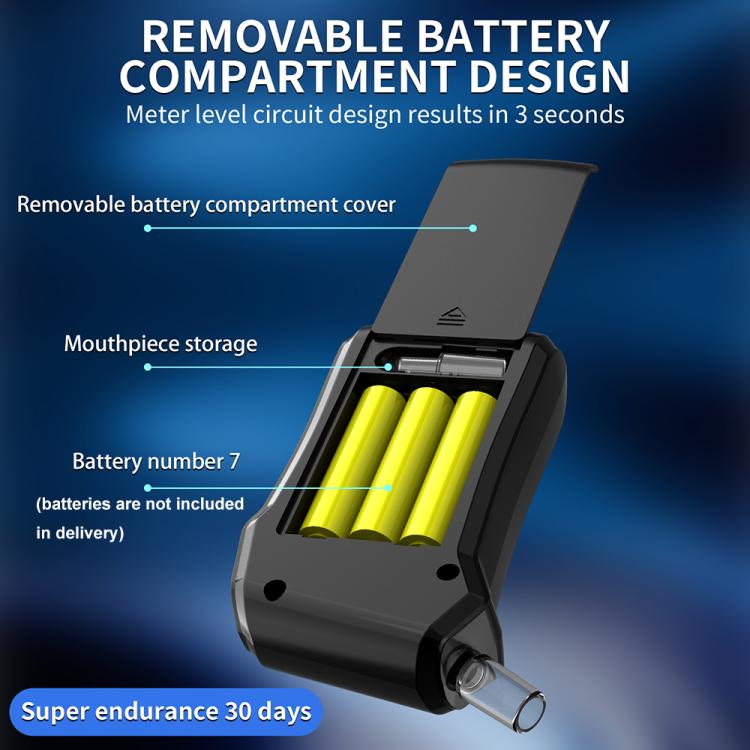 Digital Display Blow-type High-precision Alcohol Tester