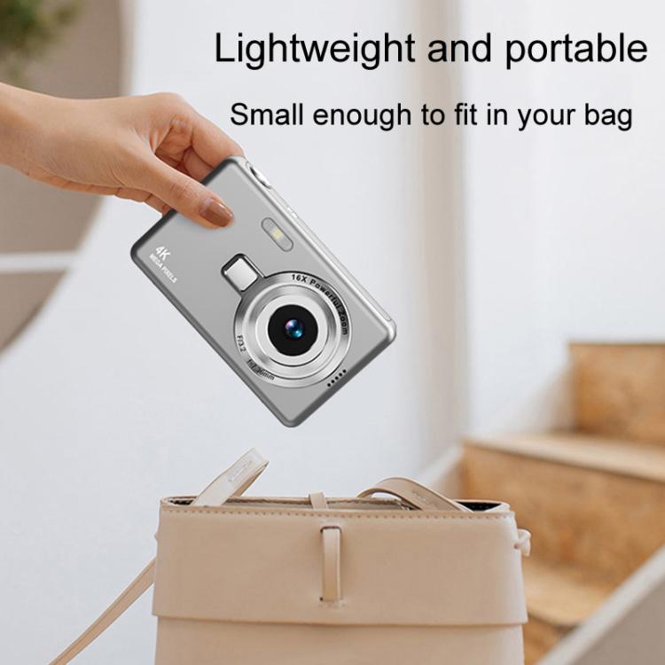 Q12 4K Pixel High Definition Digital Camera Portable Mini Photo Card Camera CCD