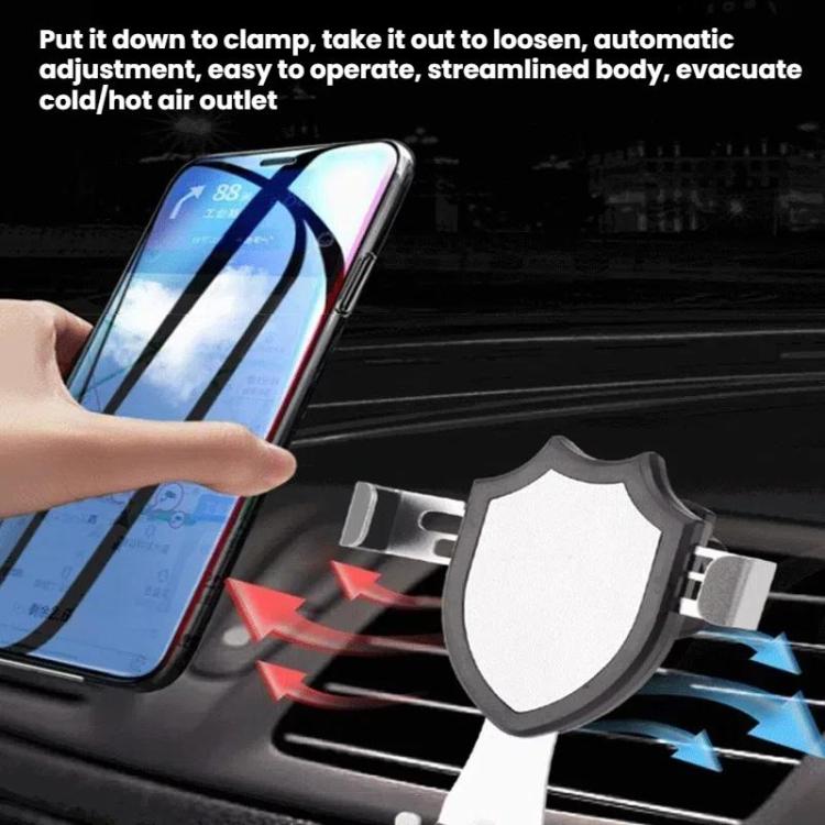 Air Outlet Clip-on Gravity 360-degree Rotating Car Phone Holder