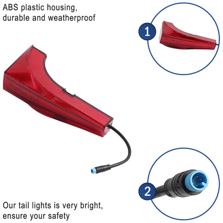 For INOKIM OXO OX Electrical Scooter LED Tail Decorative Light Safety Warning Lamp Replacement Parts