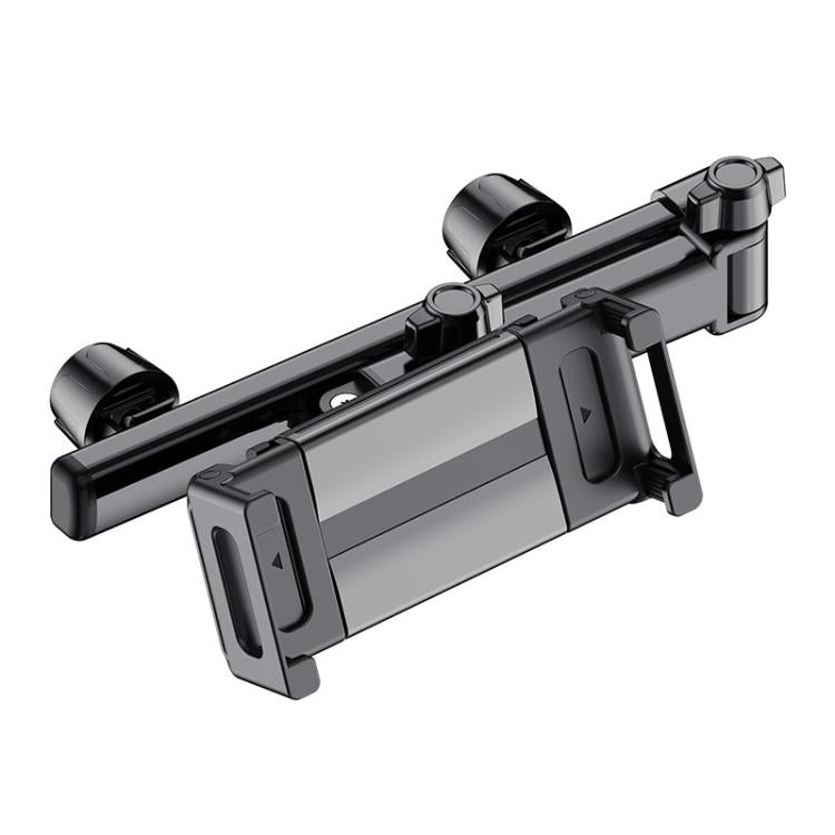 Telescopic Car Rear Pillow Phone Tablet Holder 2-section Folding Headrest Bracket