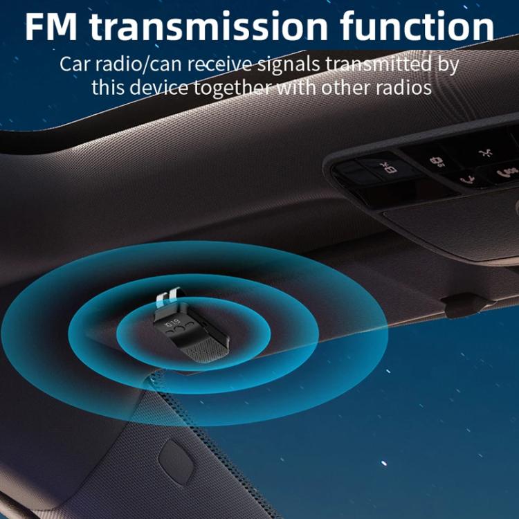 Car Visor Bluetooth Hands Free 1 To 2 Large Volume Car Phone Speaker