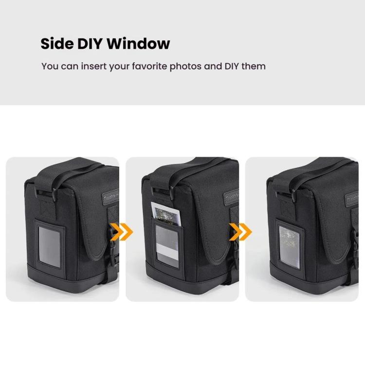 Cwatcun D186 Small Anti-scratch Lightweight Camera Shoulder Bag Camera Portable Crossbody Storage Bag