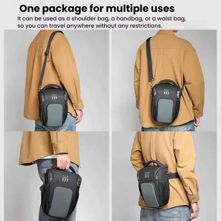 Lightweight Portable Leather Film Material Camera Crossbody Bag