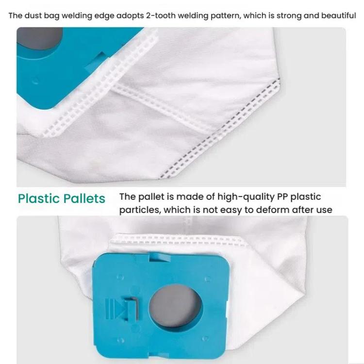 For Samsung VS20A95923W 2pcs Short Vacuum Cleaning Station Dust Bag