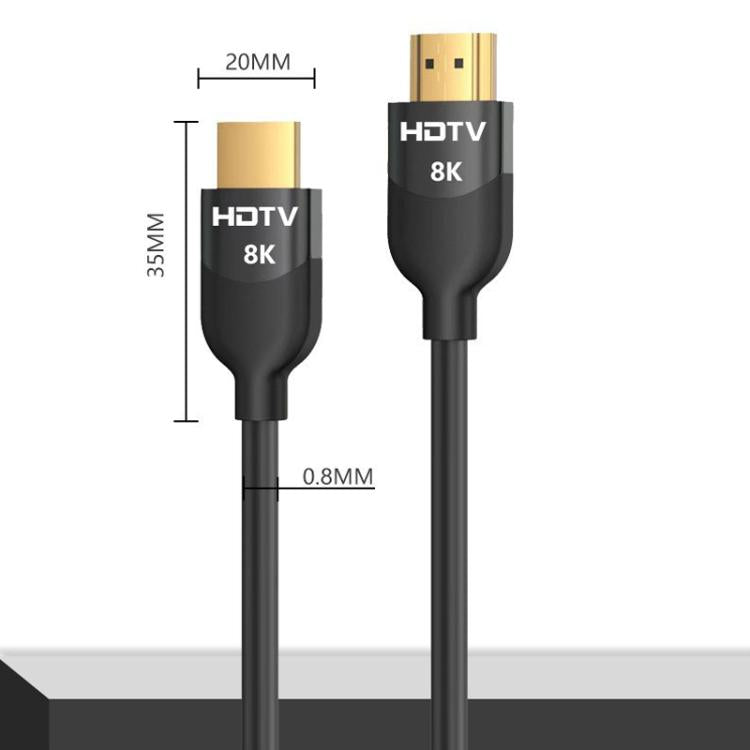 VegGieg W-H114 HDMI 2.1 HD Cable 8K 60Hz TV Set-Top Box Computer Monitor Projection Video Cable