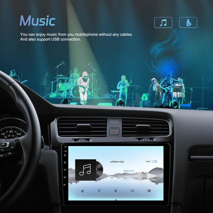 7 Inch 4+64G WiFi Version Dual Butt Universal Bluetooth Wireless Carplay Car Navigation Center Control