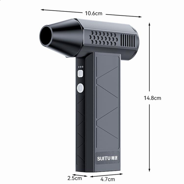 SUITU ST-8113 Outdoor Turbine Fan Home Lithium-ion Dust Blower Handheld Hair Dryer