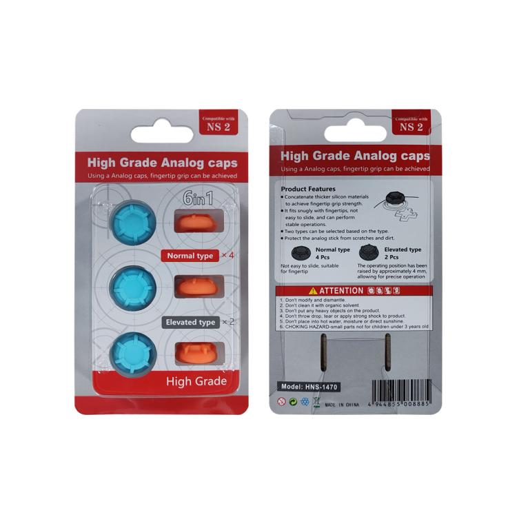 For Nintendo Switch 2 Silicone Joystick Cap 6 In 1 Key Protection Cap