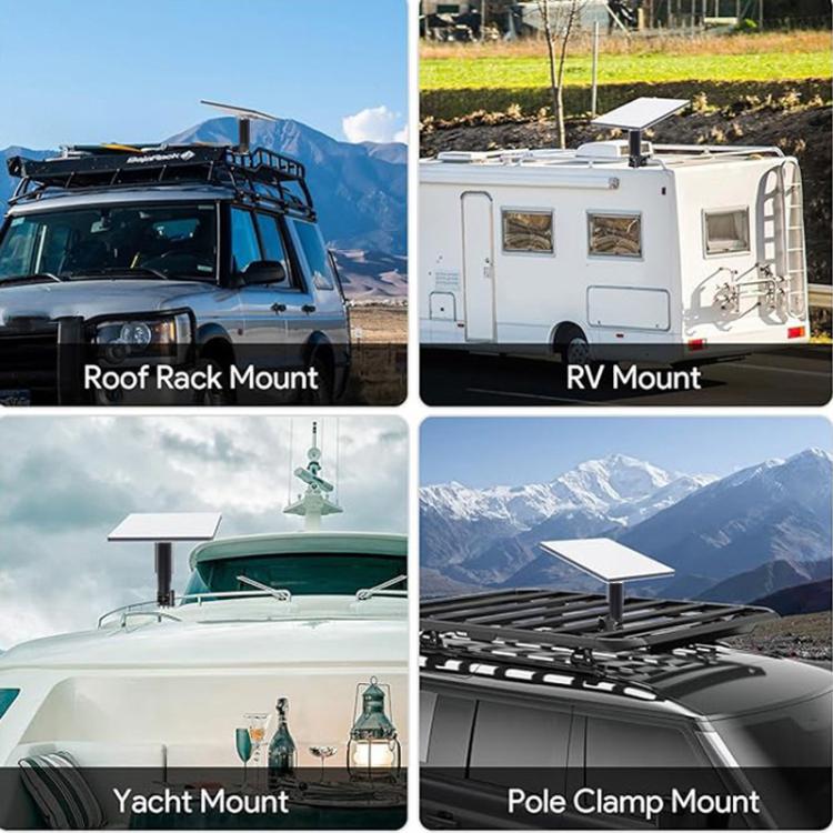 For Starlink Mini S2029 Aluminium Alloy Roof Rack Set