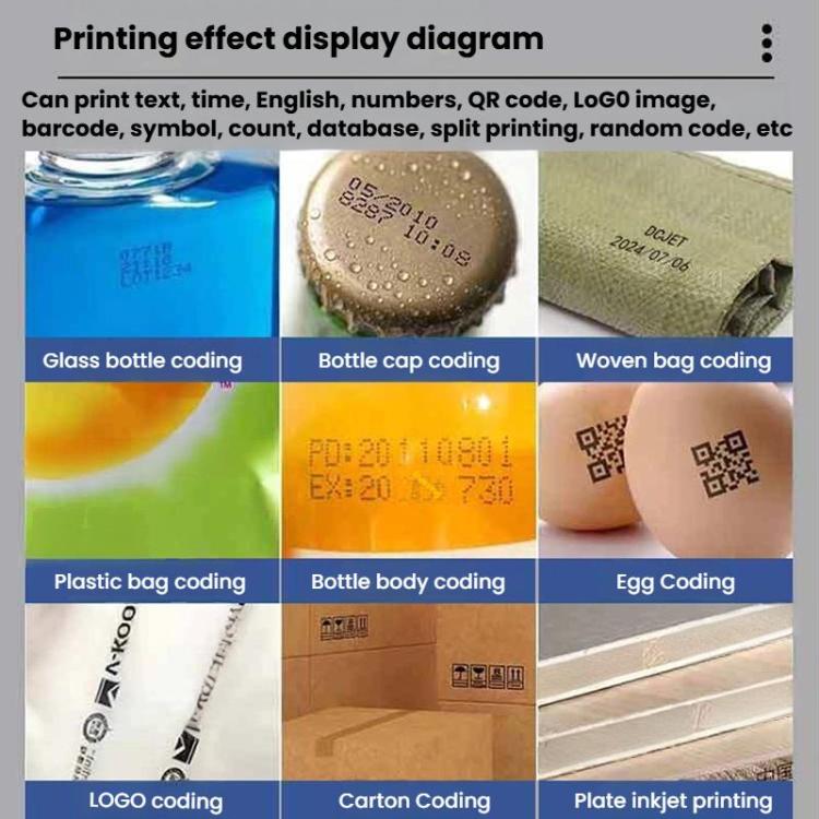 Yaomatec 12.7mm 28-Language Date Coding Handheld Inkjet Printer, US Plug