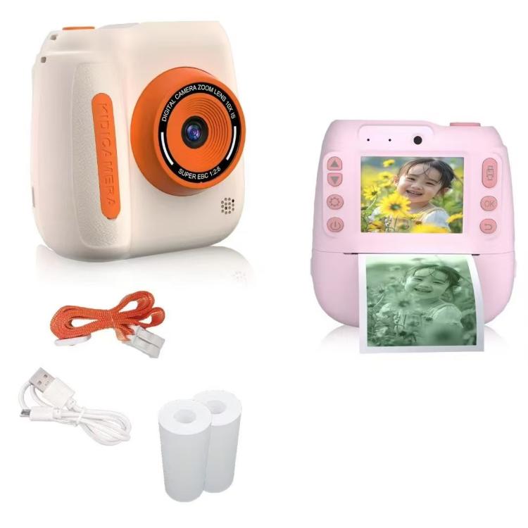 Children Instant Print Digital Camera Dual Front Rear Cameras HD Mini Camera