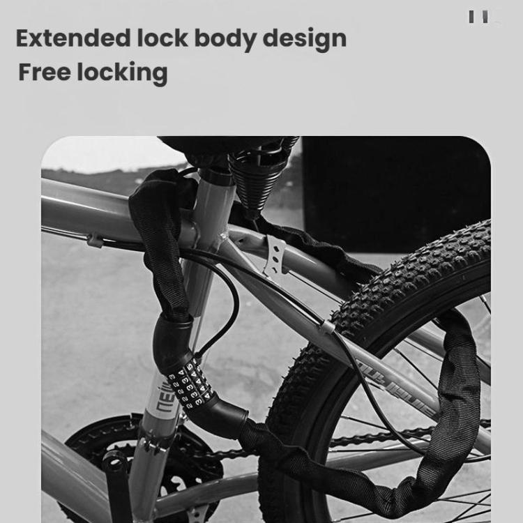 105cm Bicycle Chain Lock 5 Digit Combination Lock, 5 Digit