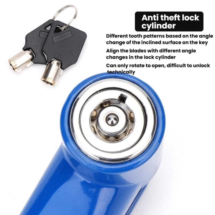 Bicycle Disc Brake Lock Portable Motorcycle Reminder Rope Lock Accessories, Red, Black, Blue
