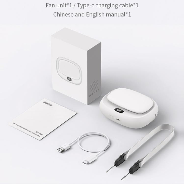 USB Outdoor High-power Bladeless Waist-hanging Portable Fan