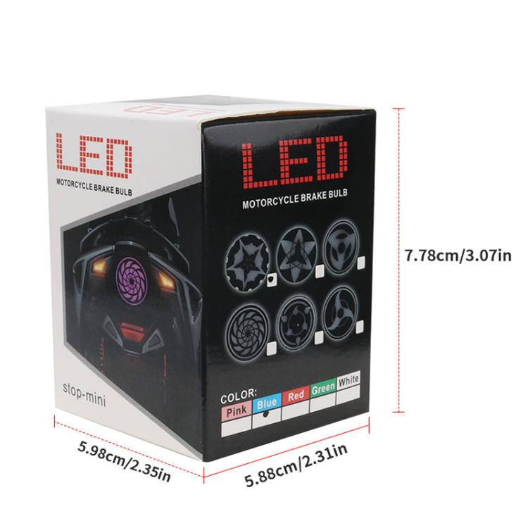 Highlight Motorcycle Rotating Brake Lights LED Tail Lights Modified Car Lights
