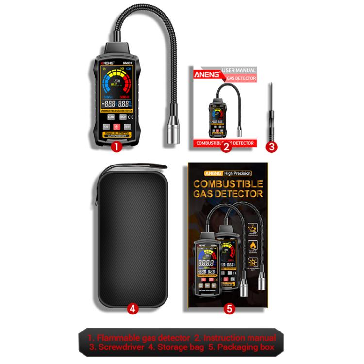 ANENG Digital Display Combustible Gas Leak Detector