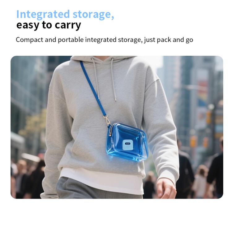 One To Two Mini Wireless Collar-clip Noise-cancelling Microphone With Charging Case