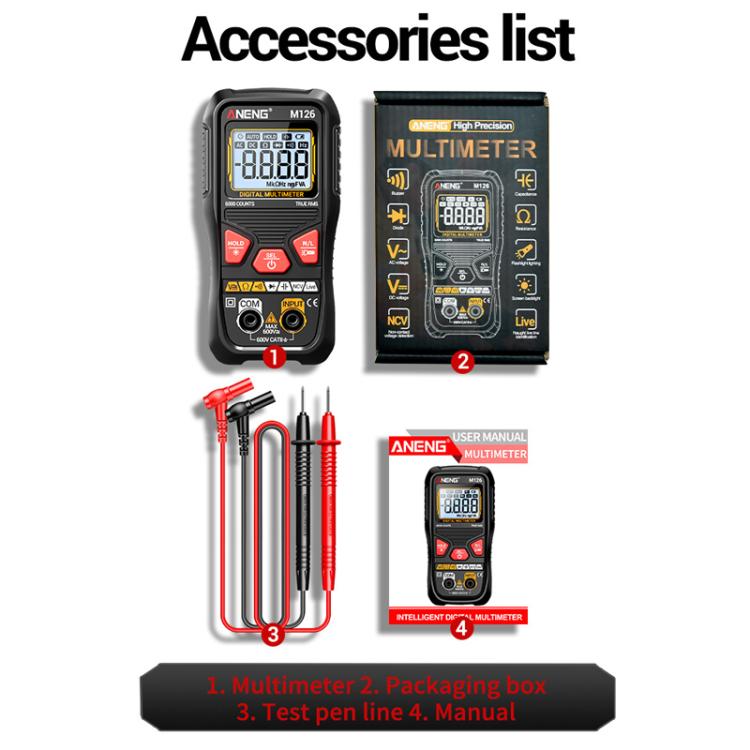 ANENG Anti-burn Electrical Digital Display Fully Automatic Digital Multimeter