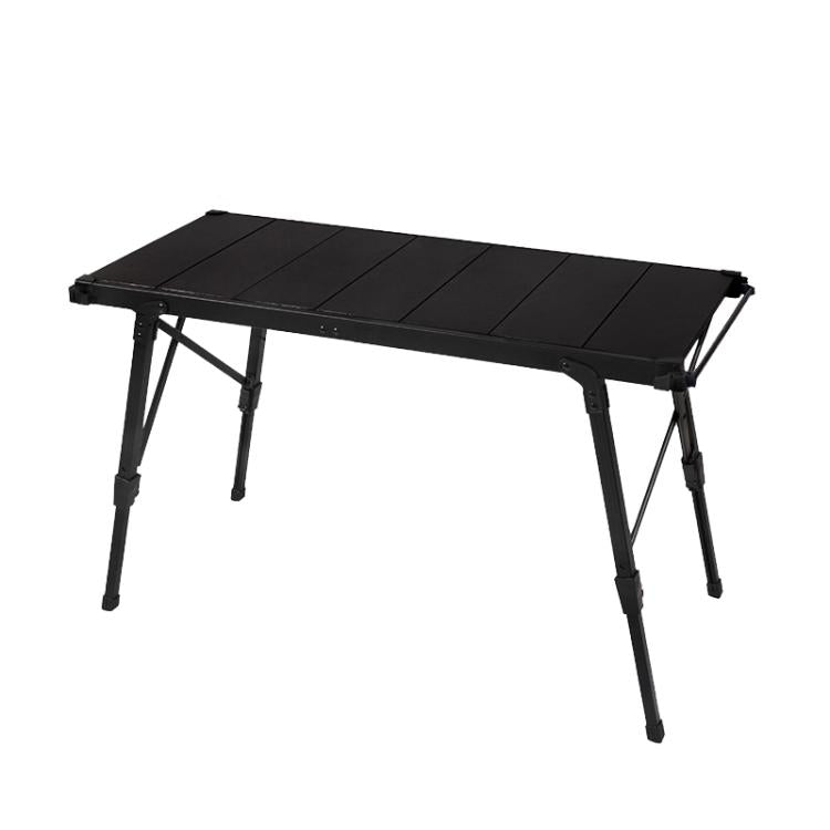 CLS Outdoor Aluminum Egg Roll Table Camping Folding Table, 8245 6 Plates, 9545 Folded 7 Plates, 8744 Black, 8744 Wood Grain, 8744 Black+4 PU Hooks, 8744 Wood Grain+4 PU Hooks