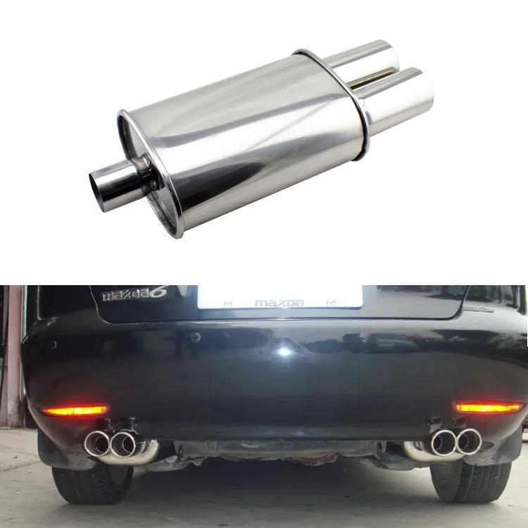 Automobile Exhaust Pipe Stainless Steel Modified Universal Straight-row Tail Drum